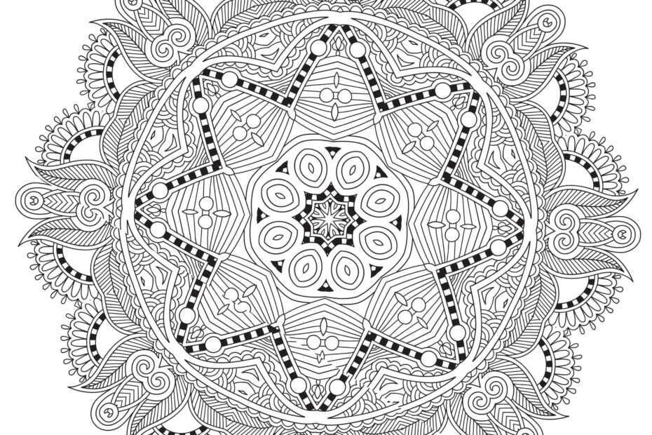 Coloring Pages Of Mandala To Print Coloring Home