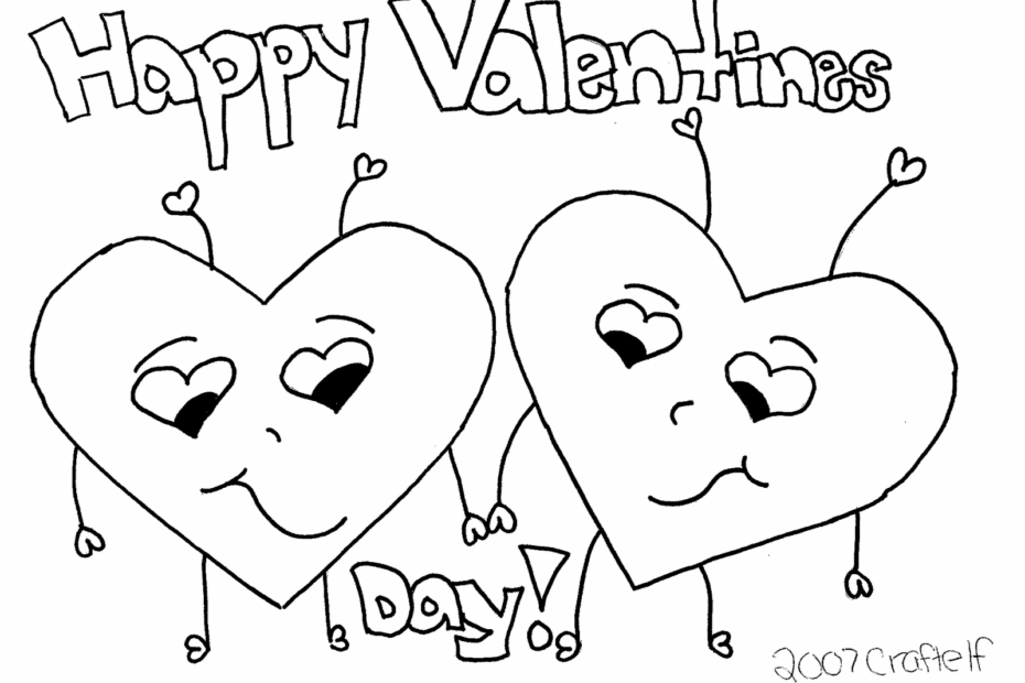 Coloring Pages Valentines Day Free Printable Coloring Home