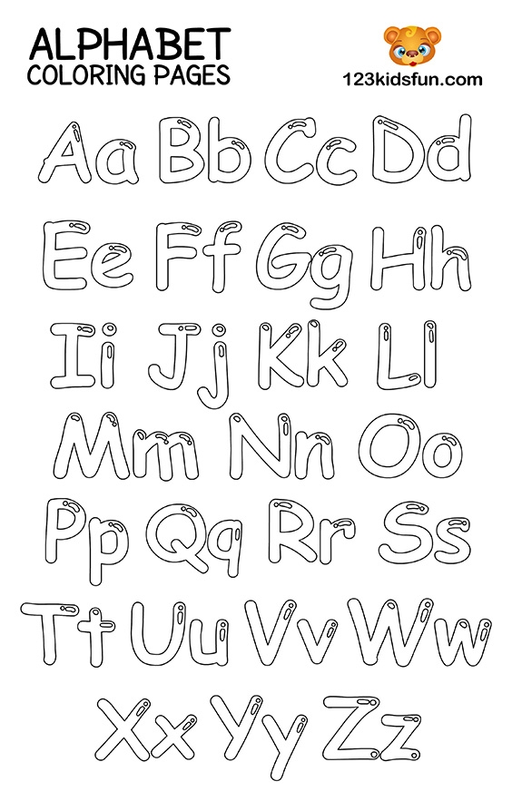 Coloring Sheets Alphabet