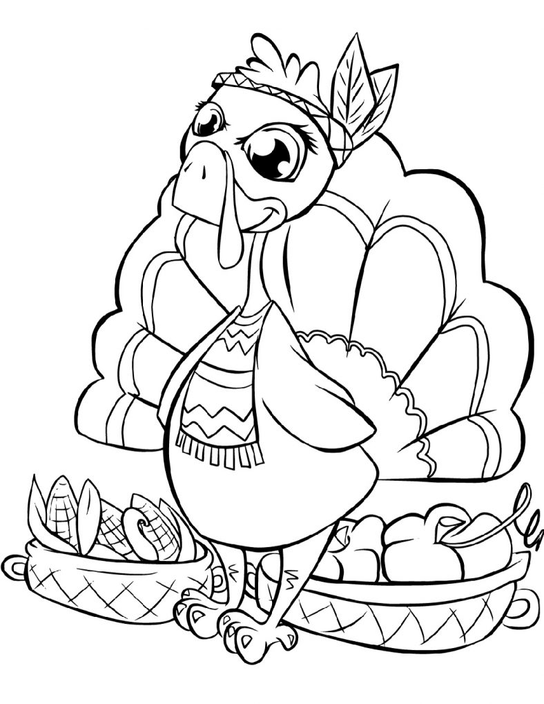 Coloring Sheets Free Printable Thanksgiving