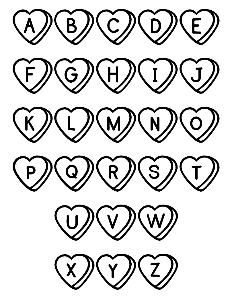 Coloring Sheets Printable Abc