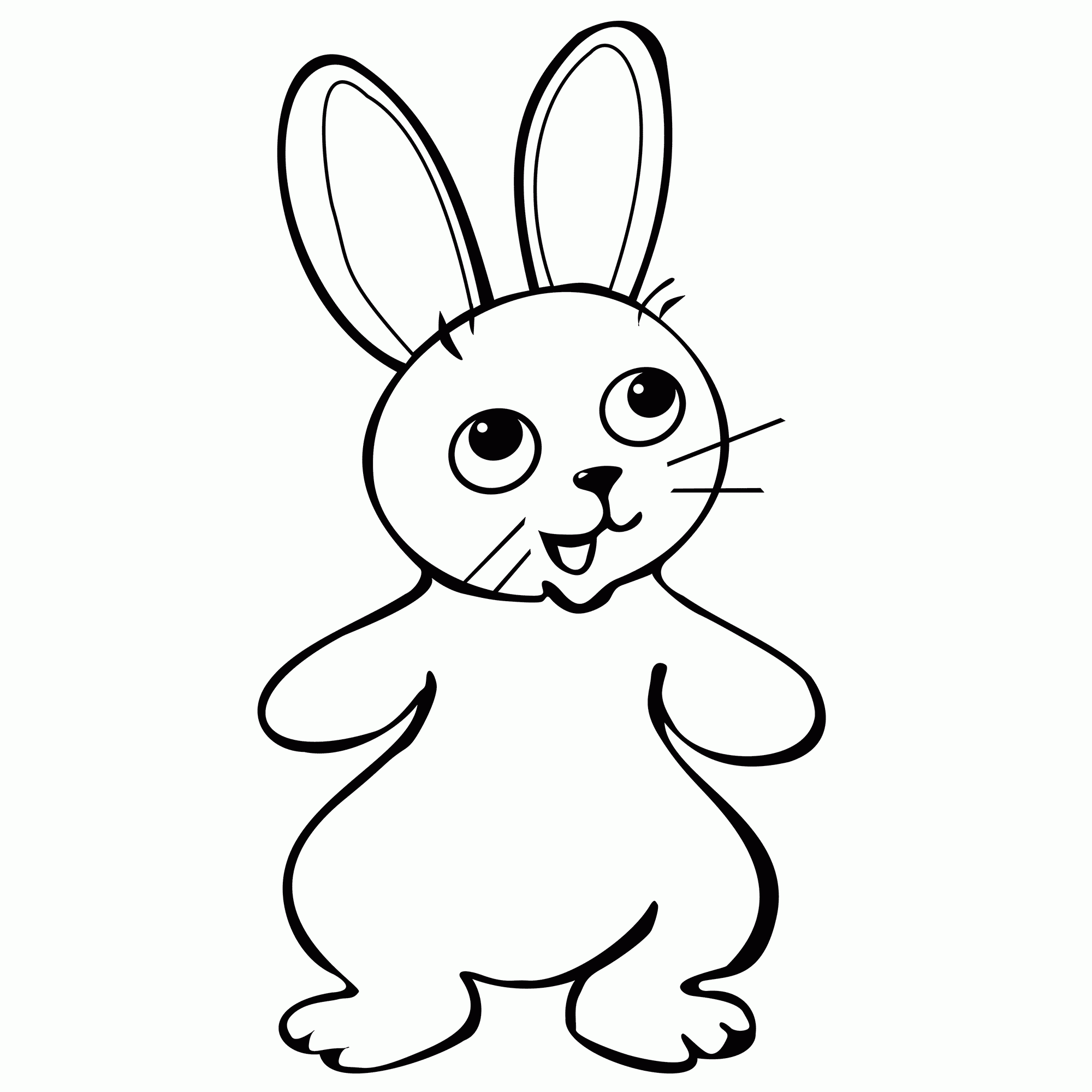 Coloring Sheets Printable Bunny