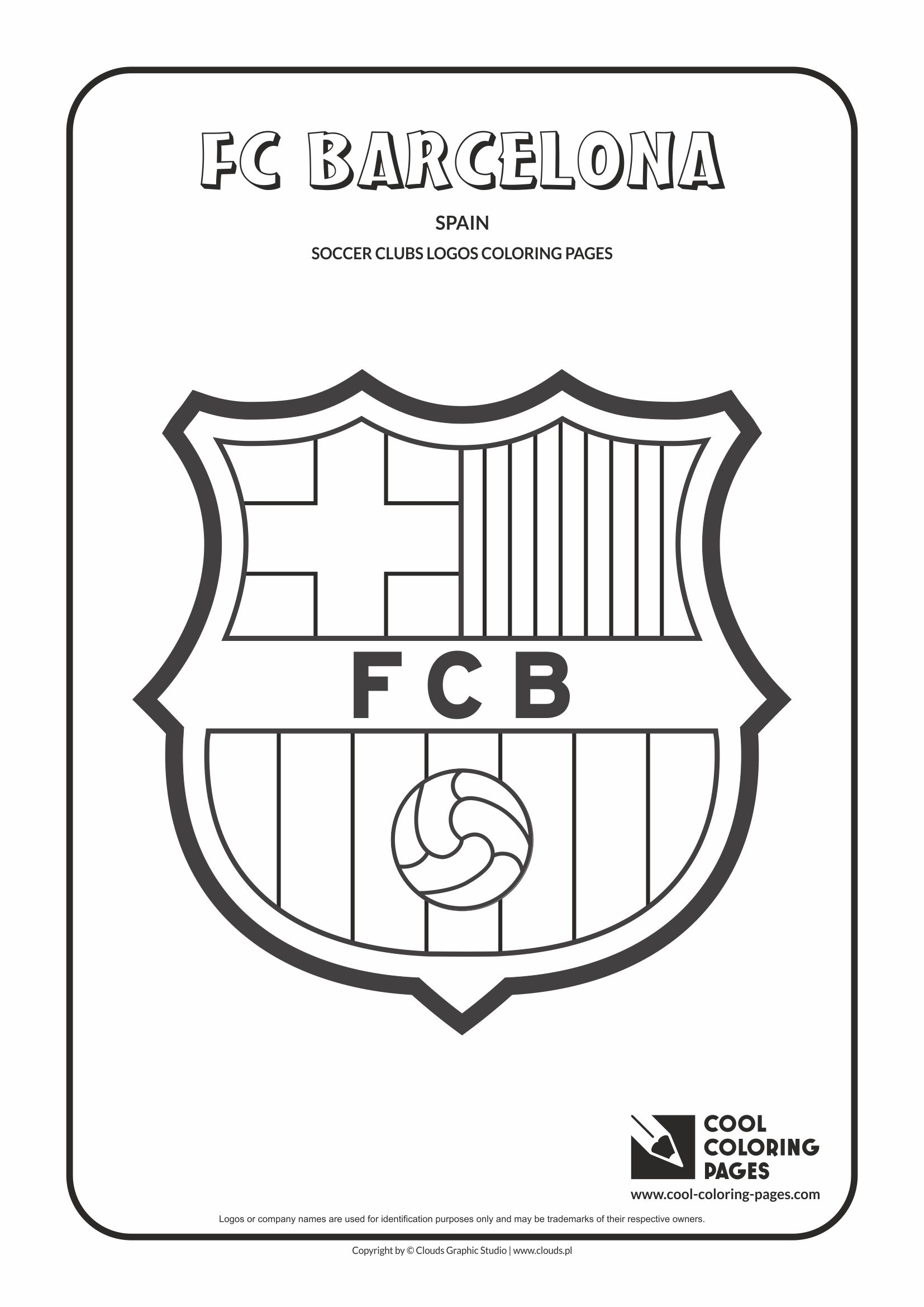 Cool Coloring Pages FC Barcelona Coloring Pages Archives Cool 