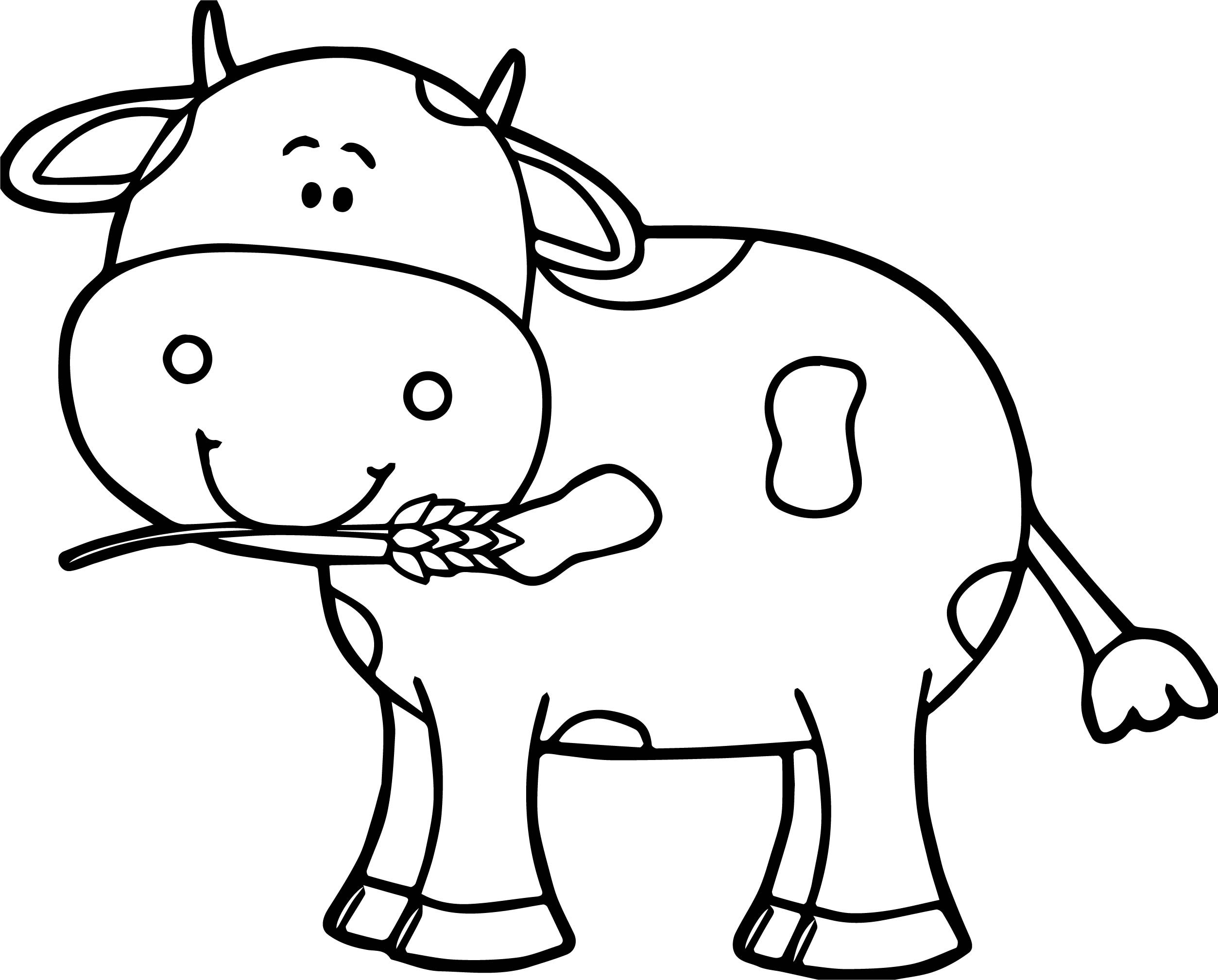 Cow Coloring Pages Printable