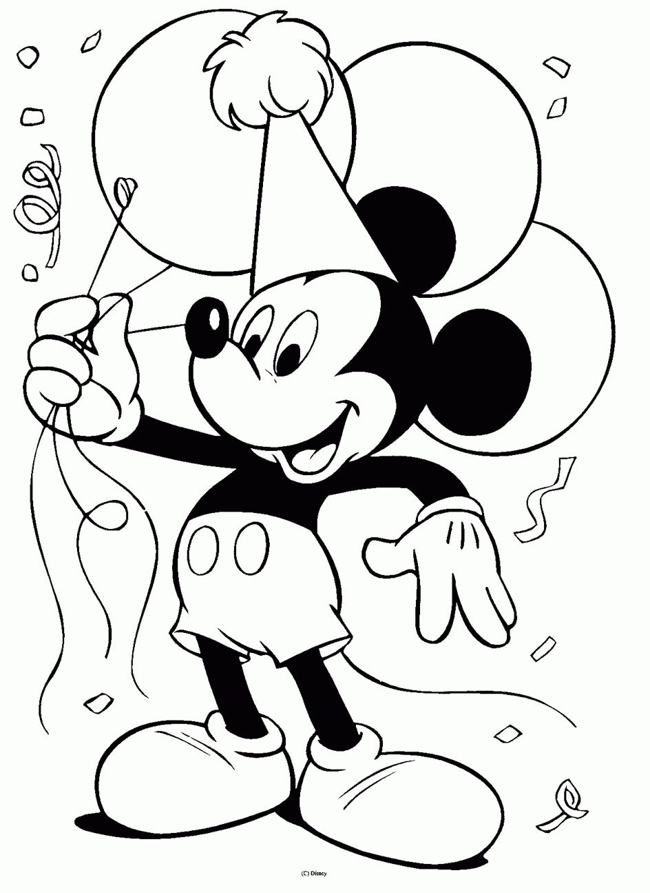 Disney Coloring Sheets Printable Free