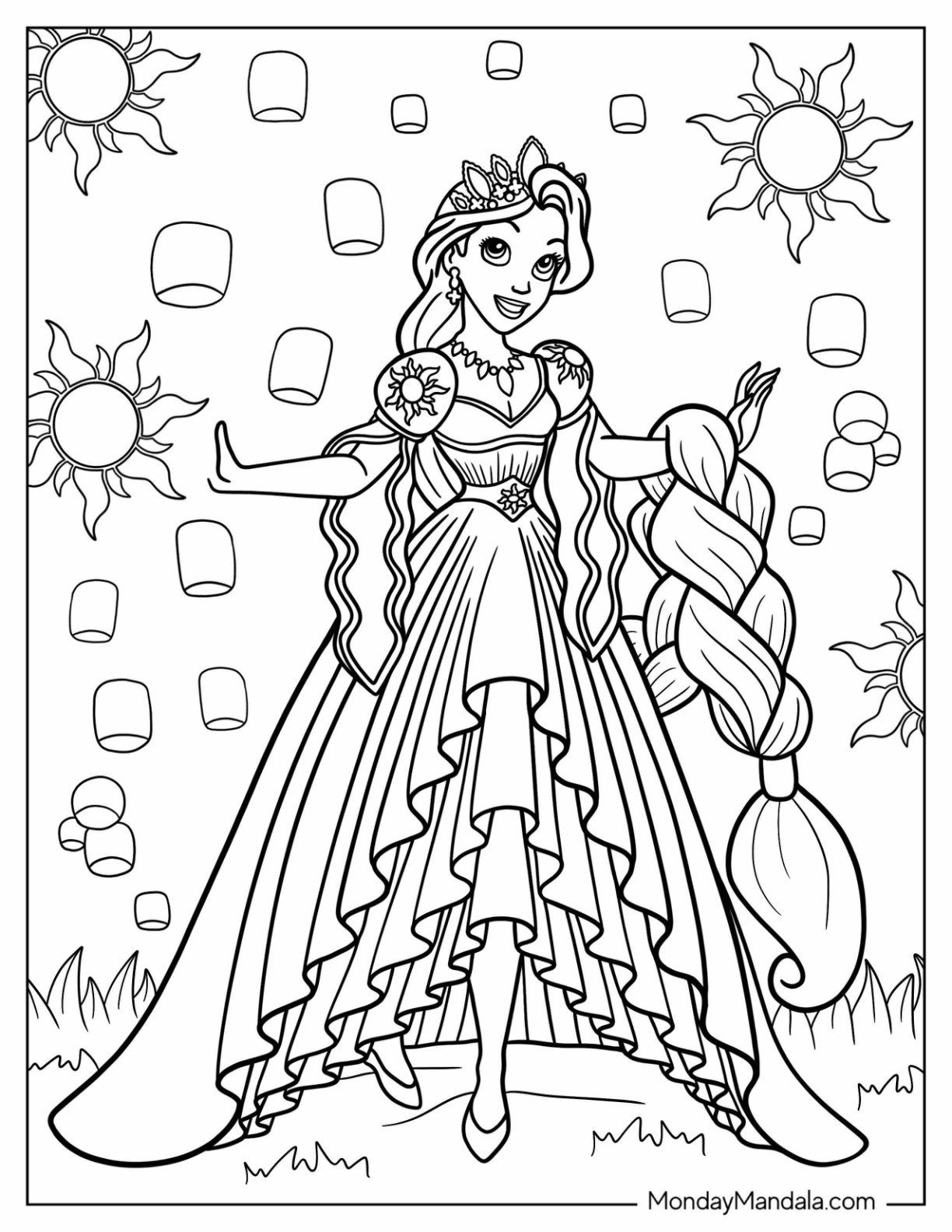 Disney Princess Pictures Coloring Pages Free Printable Infoupdate