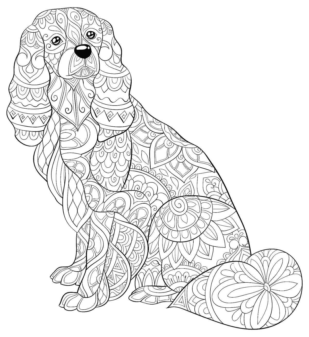Dog Coloring Sheets Printable Printable Templates