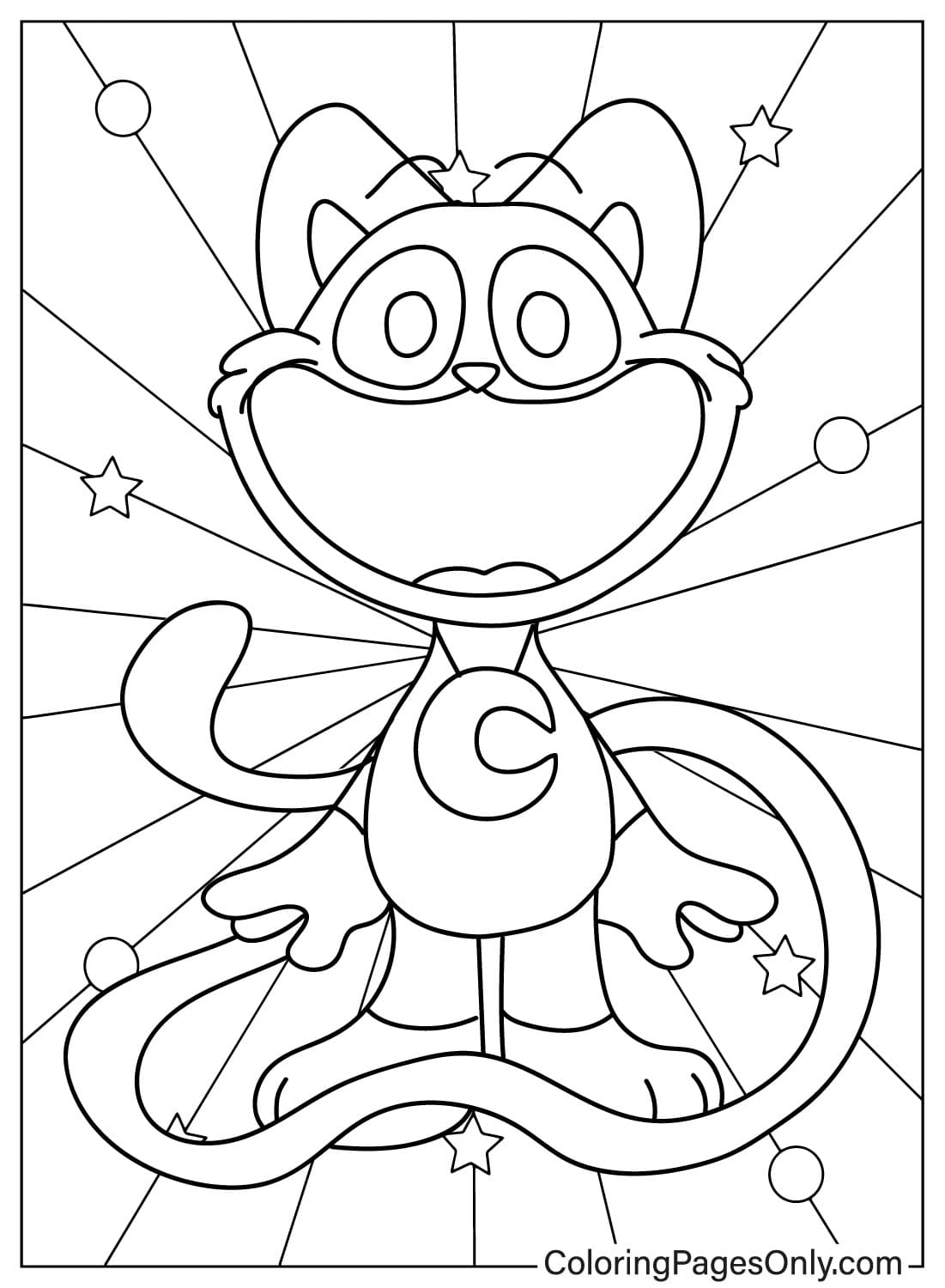 DogDay And CatNap Coloring Page Free Printable Coloring Pages