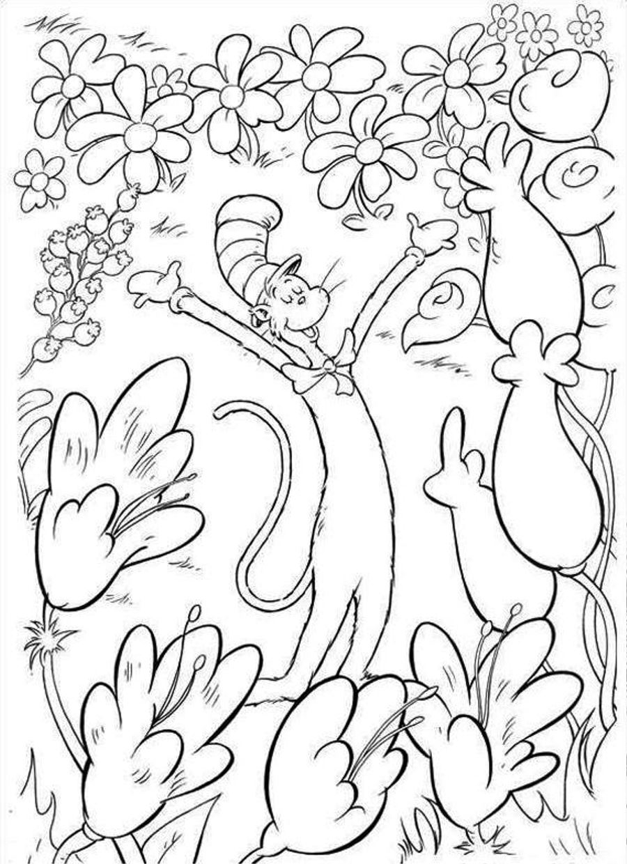 Dr Seuss Coloring Sheets Printable Printable World Holiday