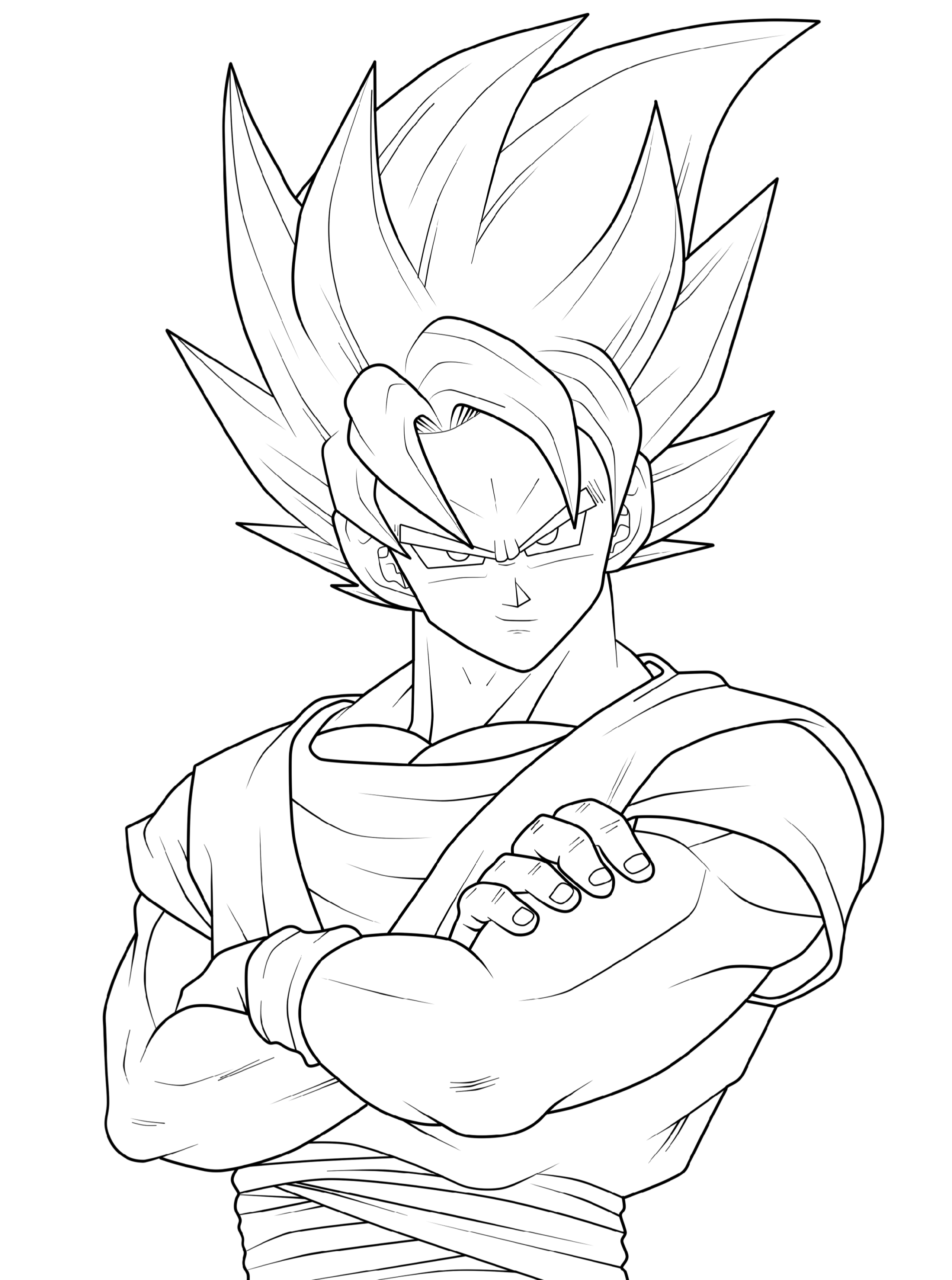 Dragon Ball Z Printable Coloring Pages