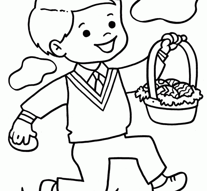 Easter Coloring Book Page 006