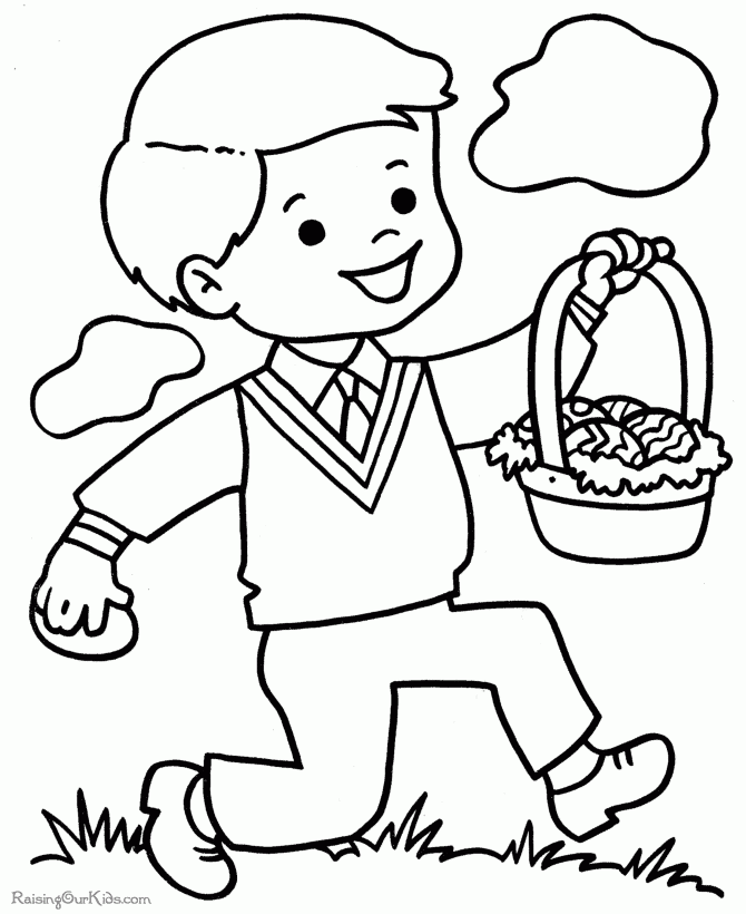 Easter Coloring Book Page 006