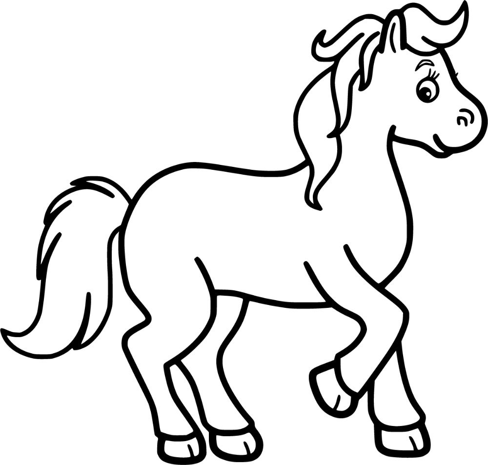 Easy Horse Coloring Pages Coloring Book 6000 Coloring Pages 