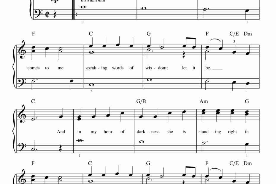 Easy Piano Sheet Music Pop Songs Flute Sheet Music Grenade