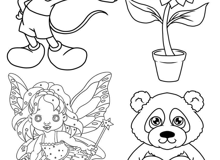 Easy Simple Coloring Pages For Kids Infoupdate