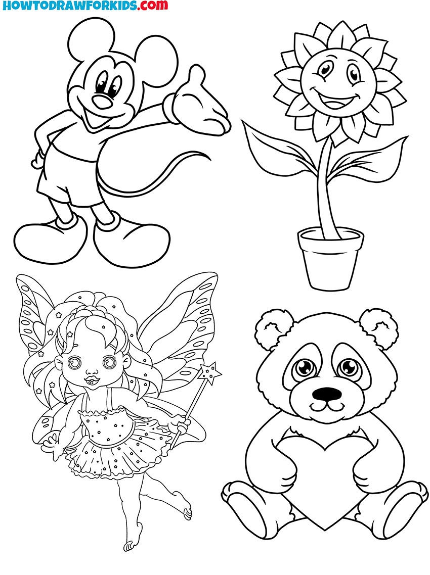 Easy Simple Coloring Pages For Kids Infoupdate Easy Simple Coloring Pages For Kids Infoupdate