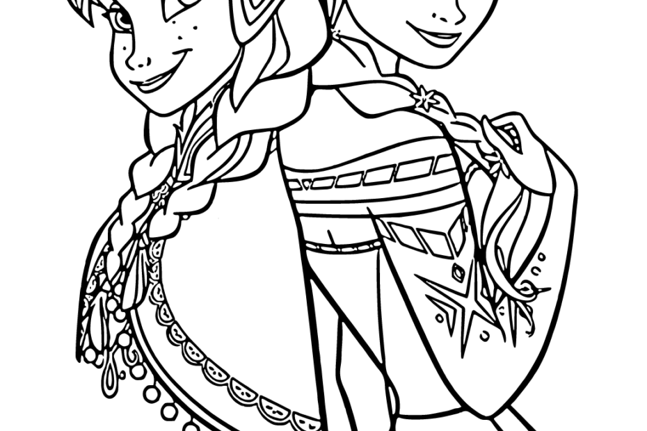 Elsa Coloring Page To Print Frozen Ready For Download
