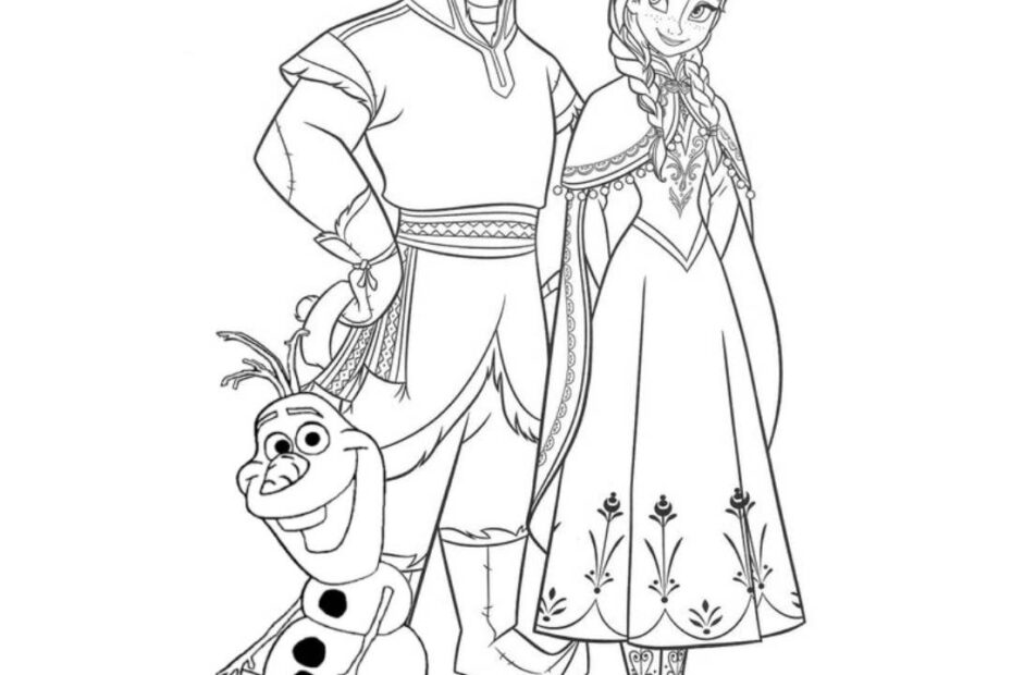 Elsa Coloring Pages Free Printable PDF