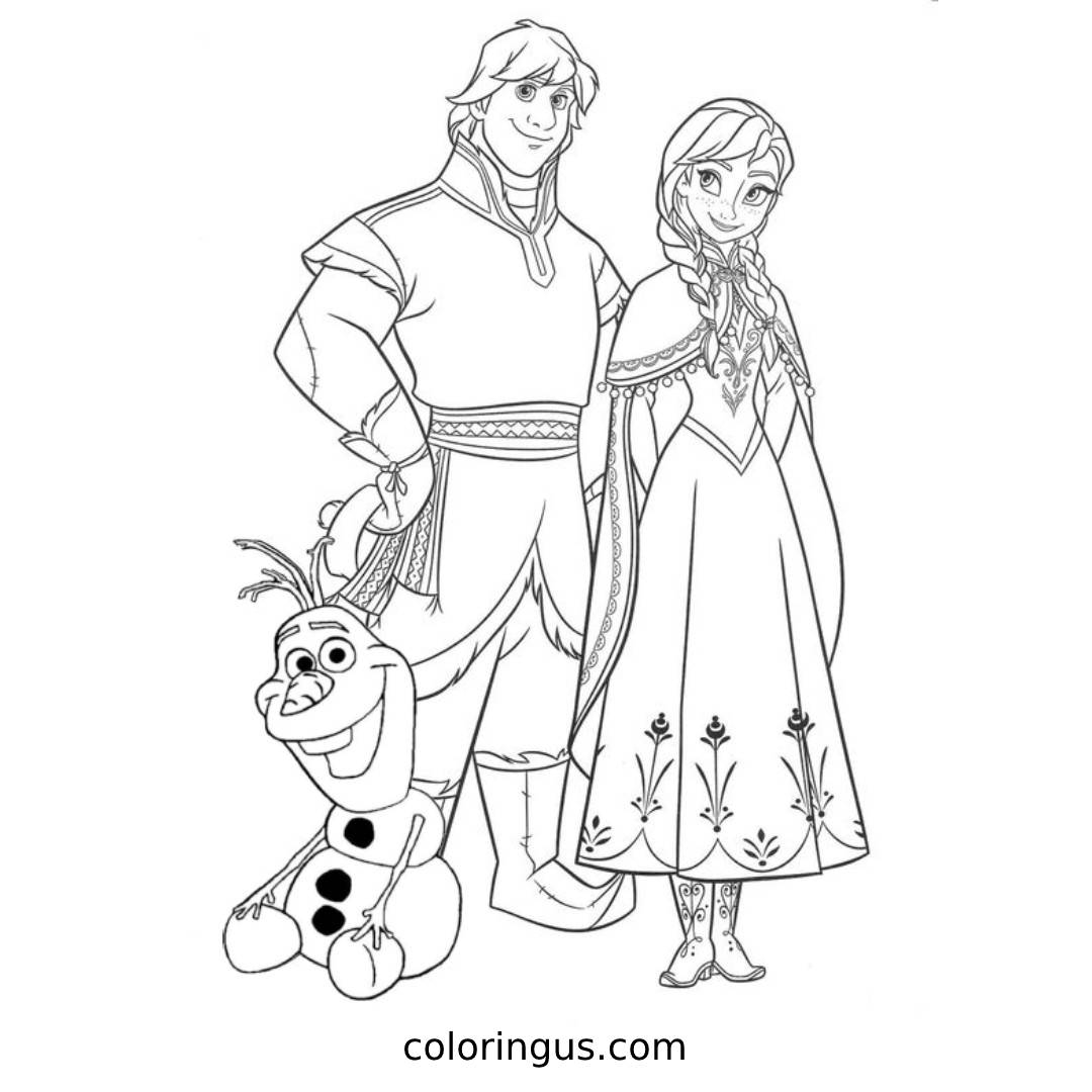Elsa Coloring Pages Free Printable PDF 