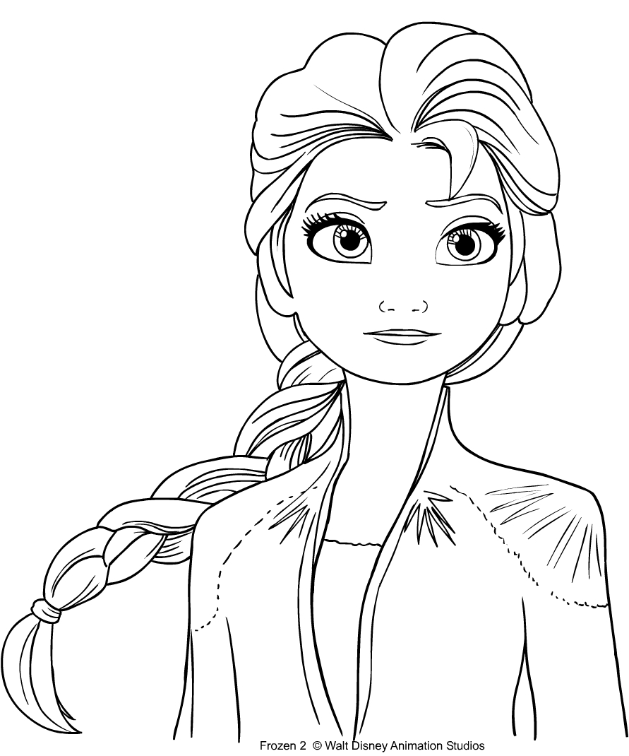 Elsa Coloring Sheets Hopneeds