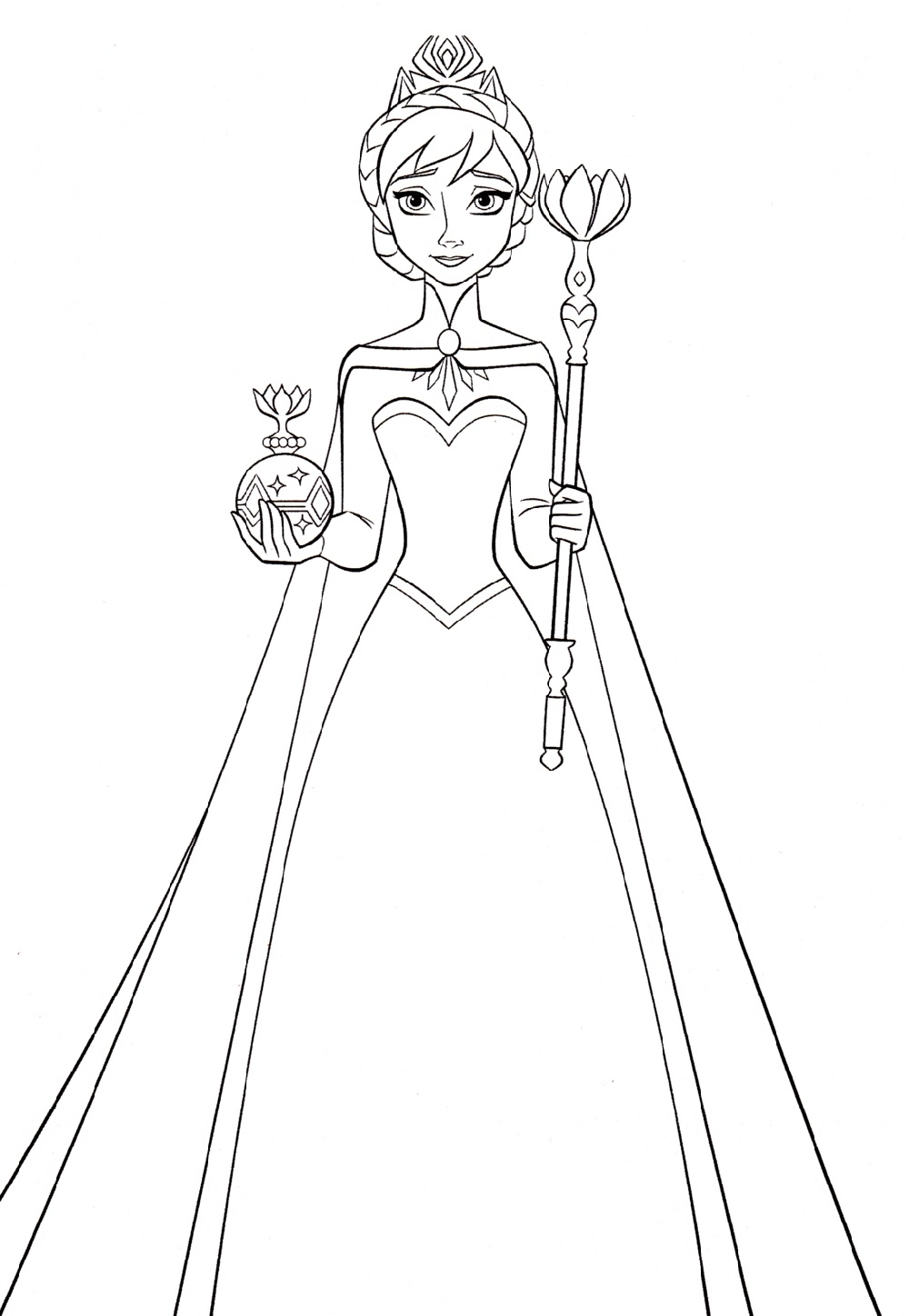 Elsa Coloring Sheets YuBos