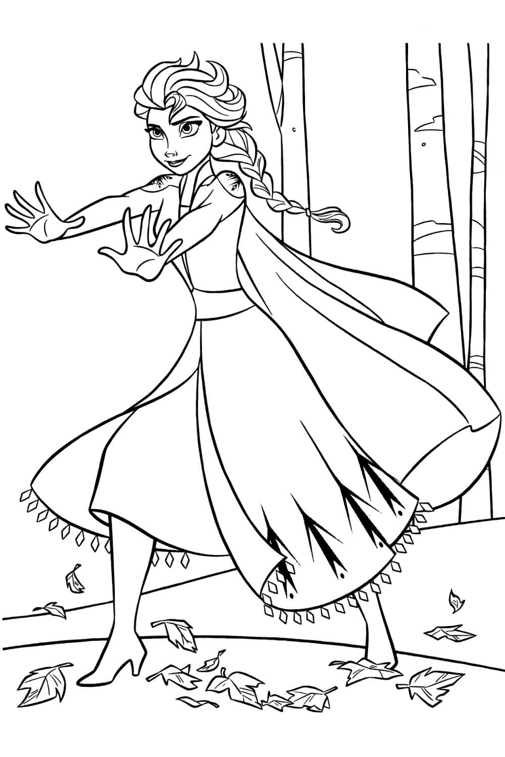 Elsa For Kid Coloring Page Free Printable Coloring Pages For Kids