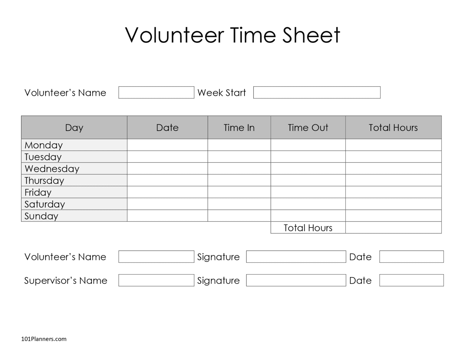 Employee Printable Time Sheets Printable Words Worksheets