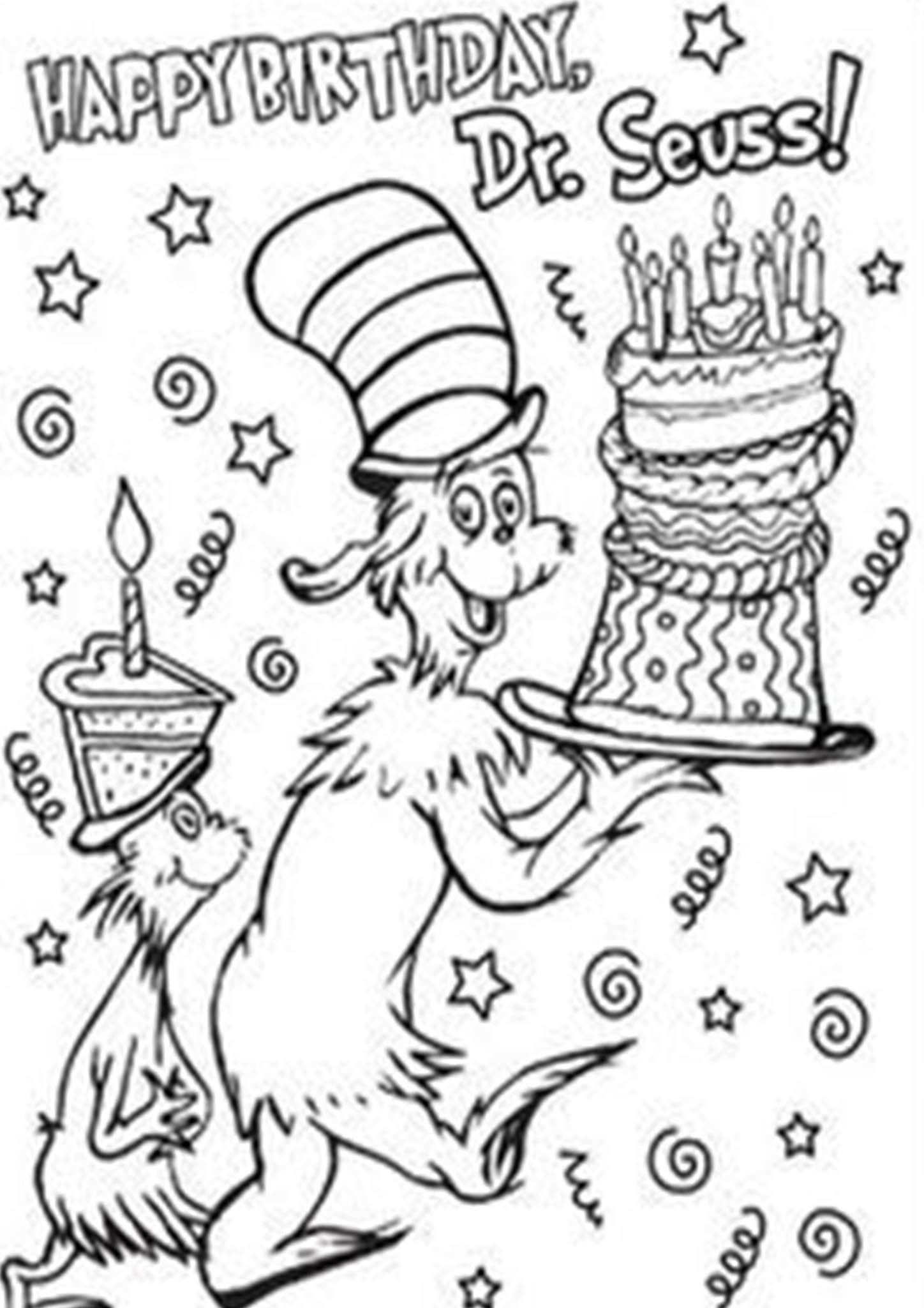 Exemplary Dr Seuss Printable Coloring Sheets Editable Summer Chore Chart