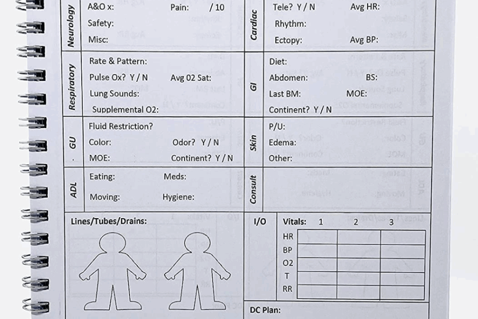 EZ Handoff Full Size Edition Nursing Report Made Simple Nurse