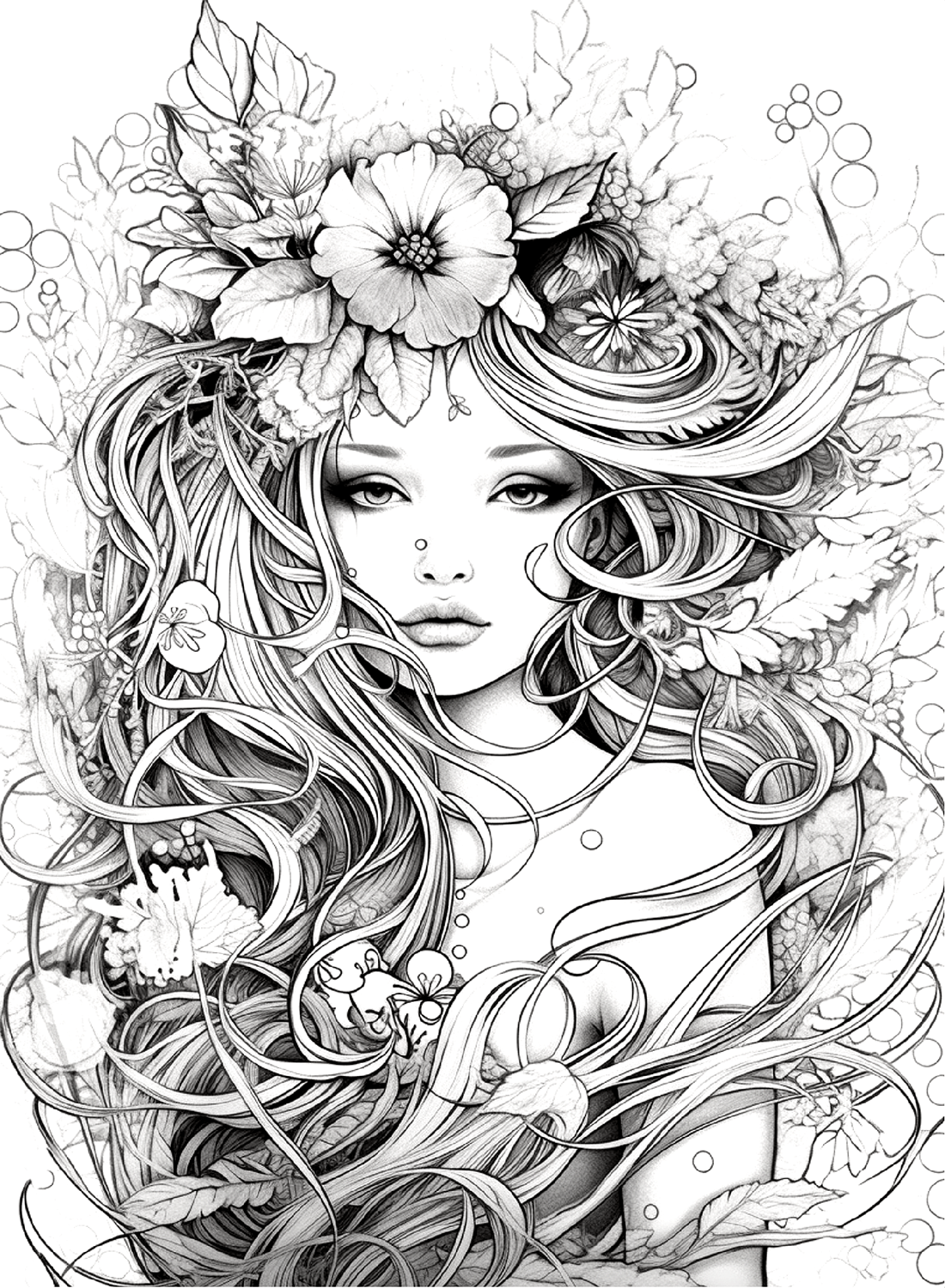 Fairy Coloring Page Printable Free Printable Coloring Pages