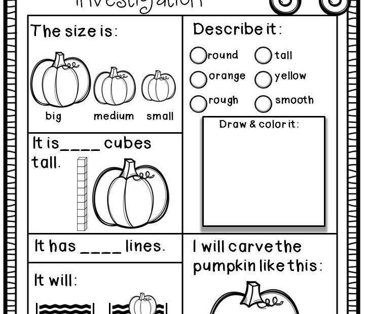 Fall Printable Activity Sheets