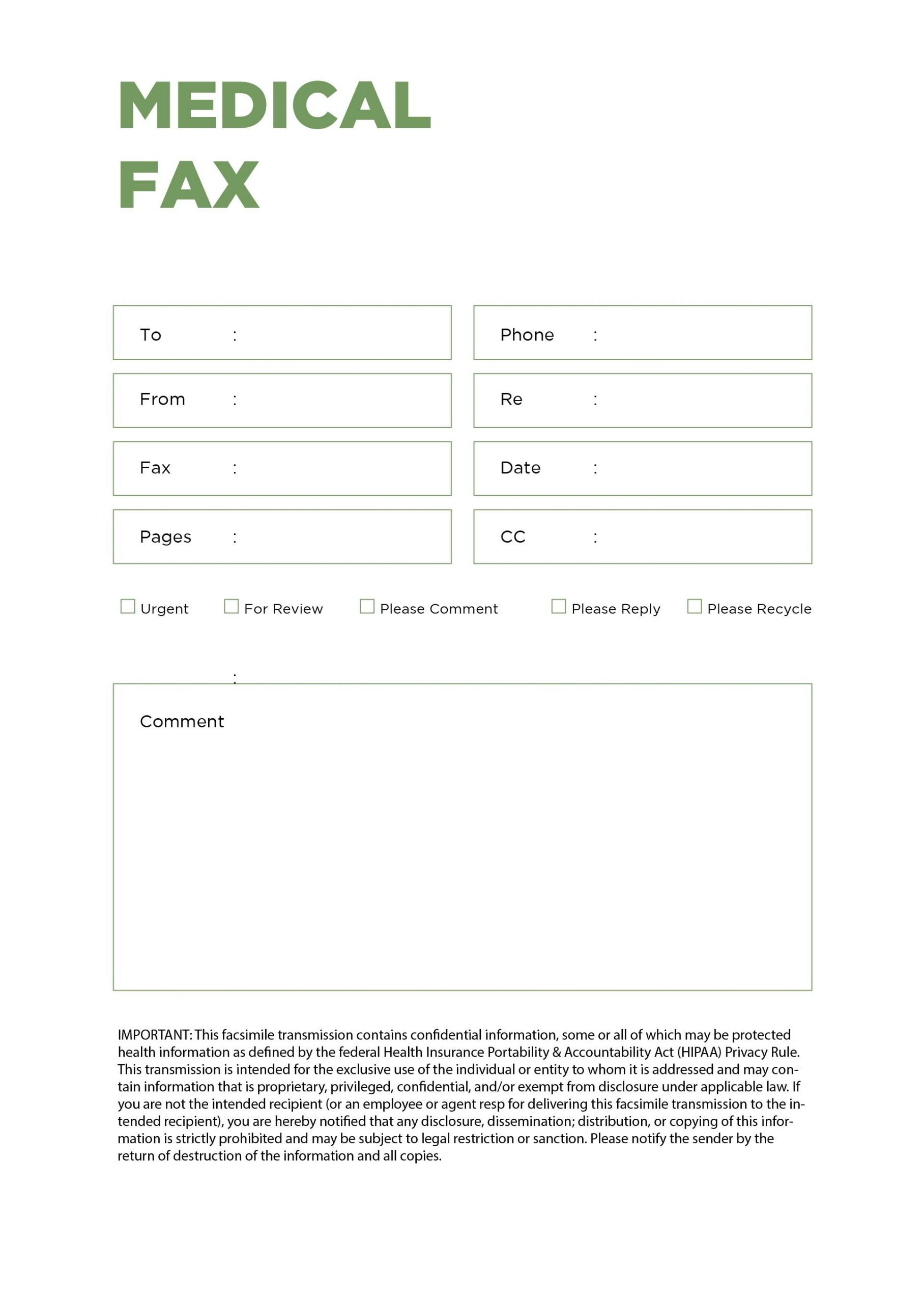 Fax Cover Sheet 10 Free PDF Printables Printablee