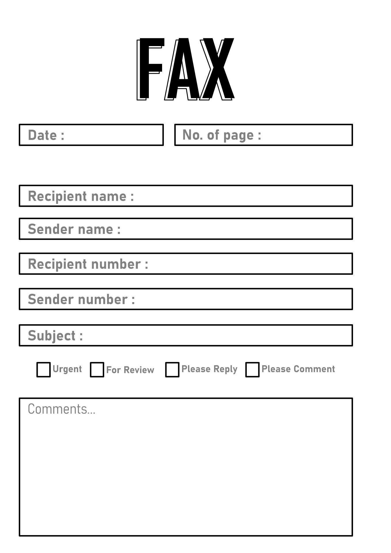 Fax Cover Sheets Printable Free Lasopanor