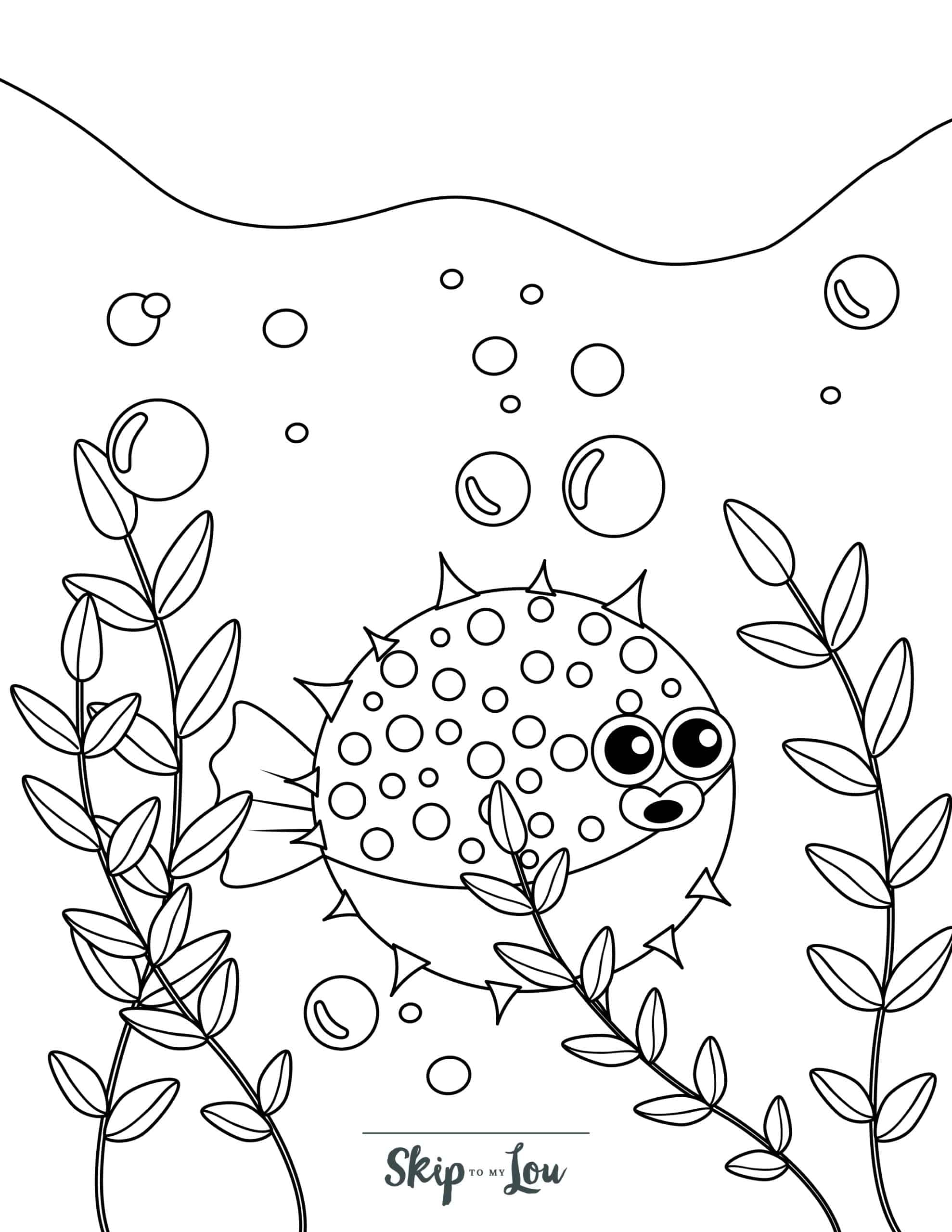 Fish Coloring Page Free Printable Plan Your Year Easily 