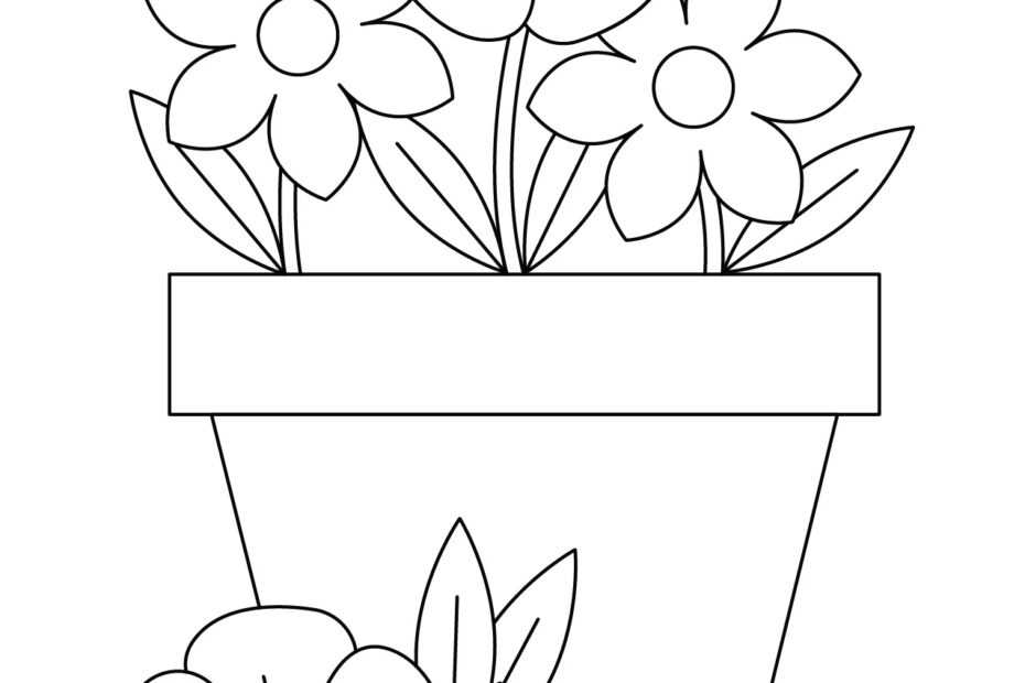 Flower Coloring Pages For Adults Best Coloring Pages For Kids Flower