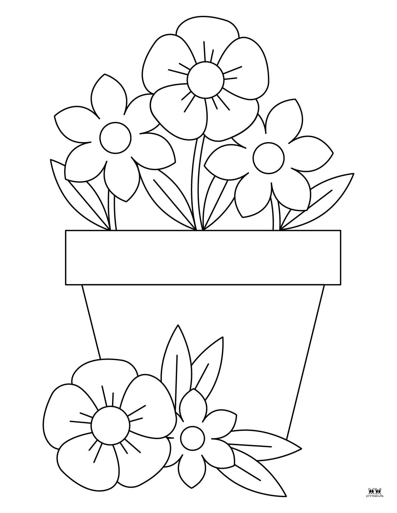 Flower Coloring Pages For Adults Best Coloring Pages For Kids Flower 