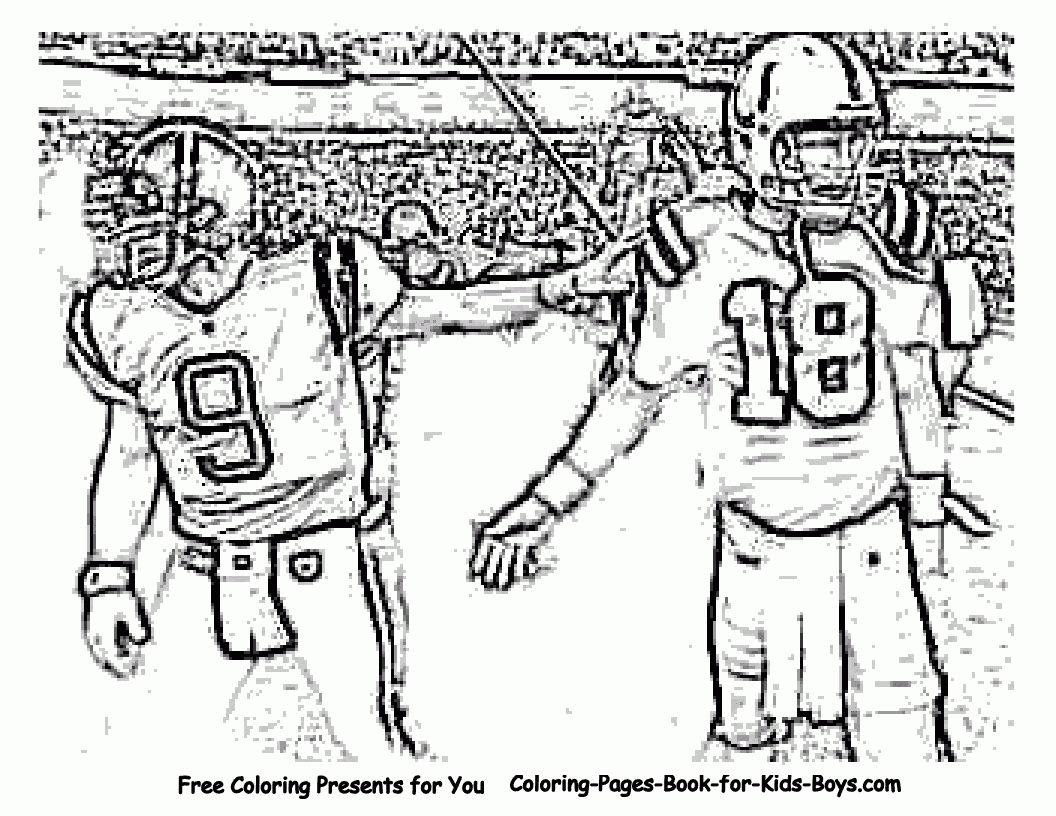 Football Coloring Pages Printable Coloring Home
