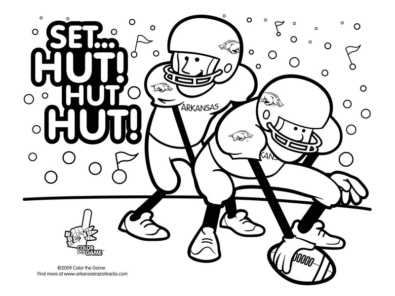 Football Printable Coloring Pages Coloring Home