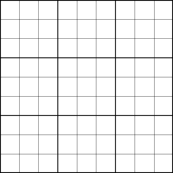 Free Blank Sudoku Printable Sheets Sudoku Puzzles Printable