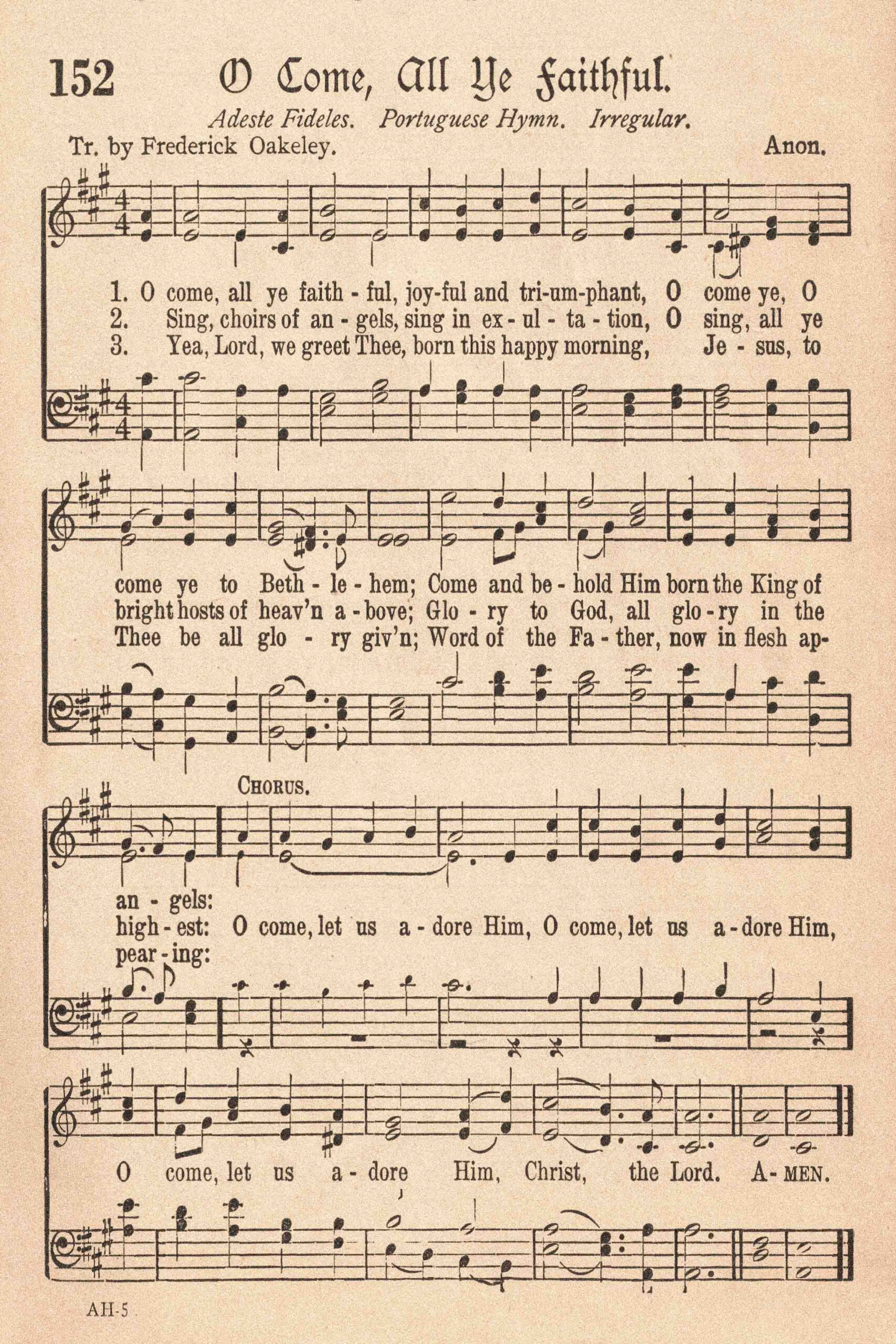 Free Christmas Sheet Music Printable FREE Printable A Z