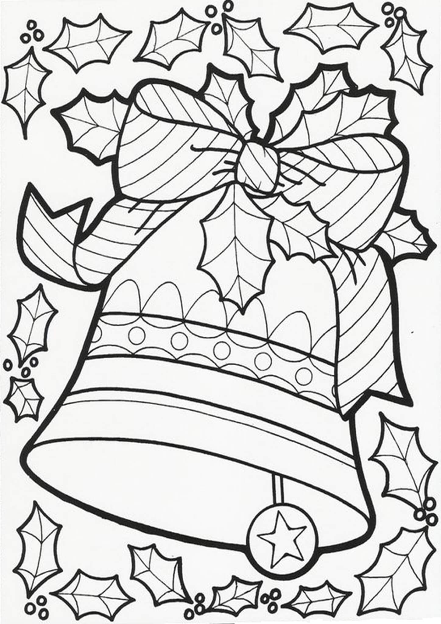 Free Easy To Print Christmas Coloring Pages Tulamama