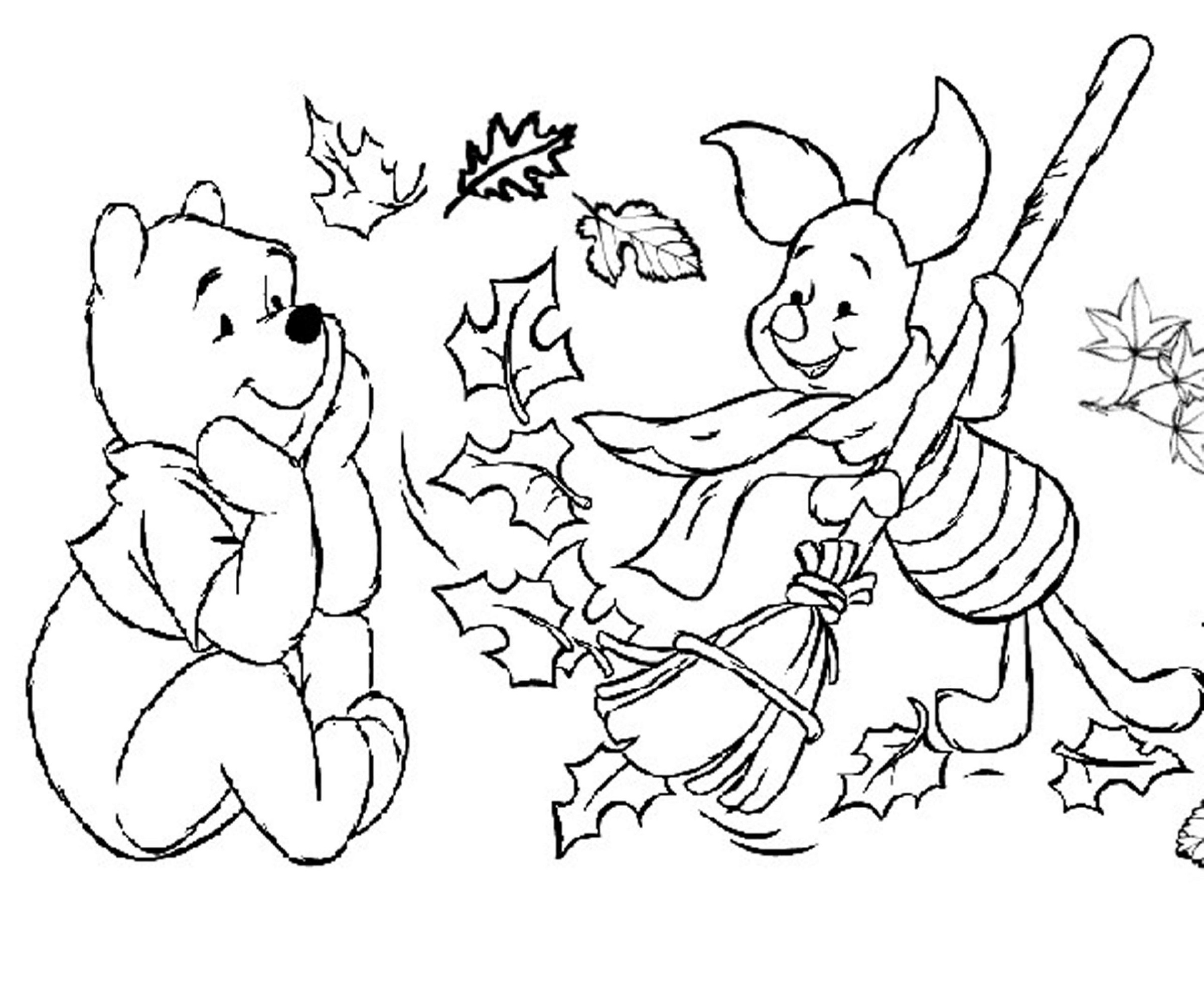 Free Fall Coloring Sheets Printable