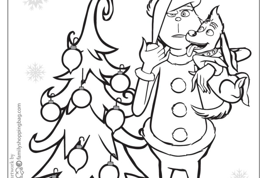 Free Grinch Coloring Sheets Printable Free Coloring Sheet Printables