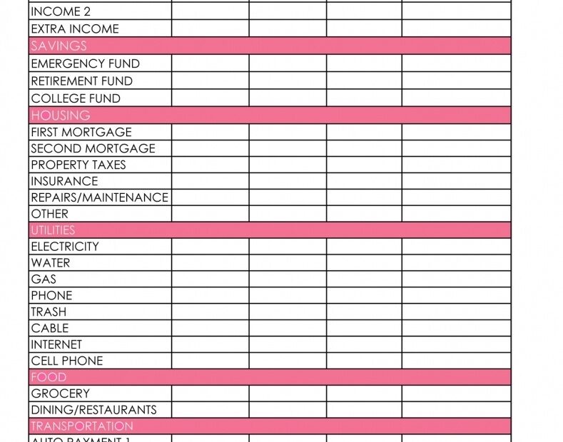 Free Monthly Budget Template Frugal Fanatic Free Printable Monthly
