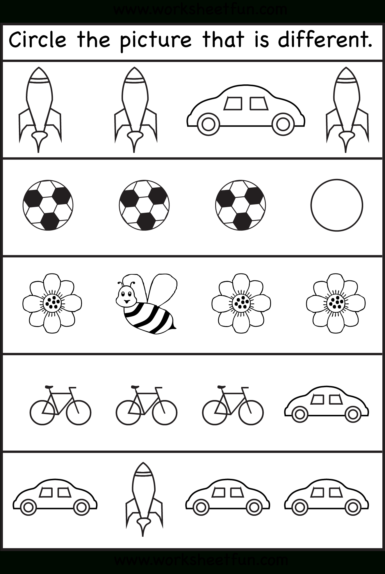 Free Printable Activity Sheets For 4 Year Old