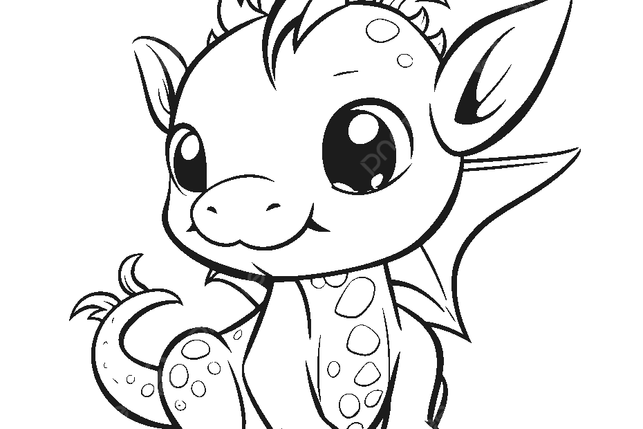 Free Printable Baby Dragon Coloring Pages Free Coloring Sheet