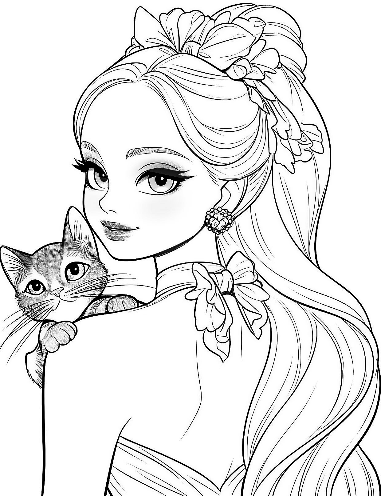 Free Printable Barbie Coloring Sheets Free Printables