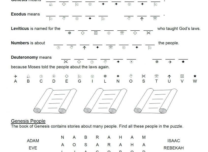 Free Printable Bible Activity Sheets For Kids Printable Online
