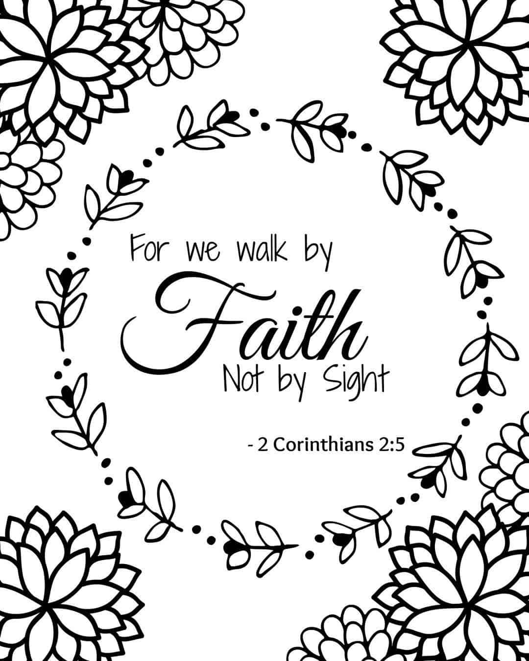 Free Printable Bible Verse Coloring Sheets Artofit