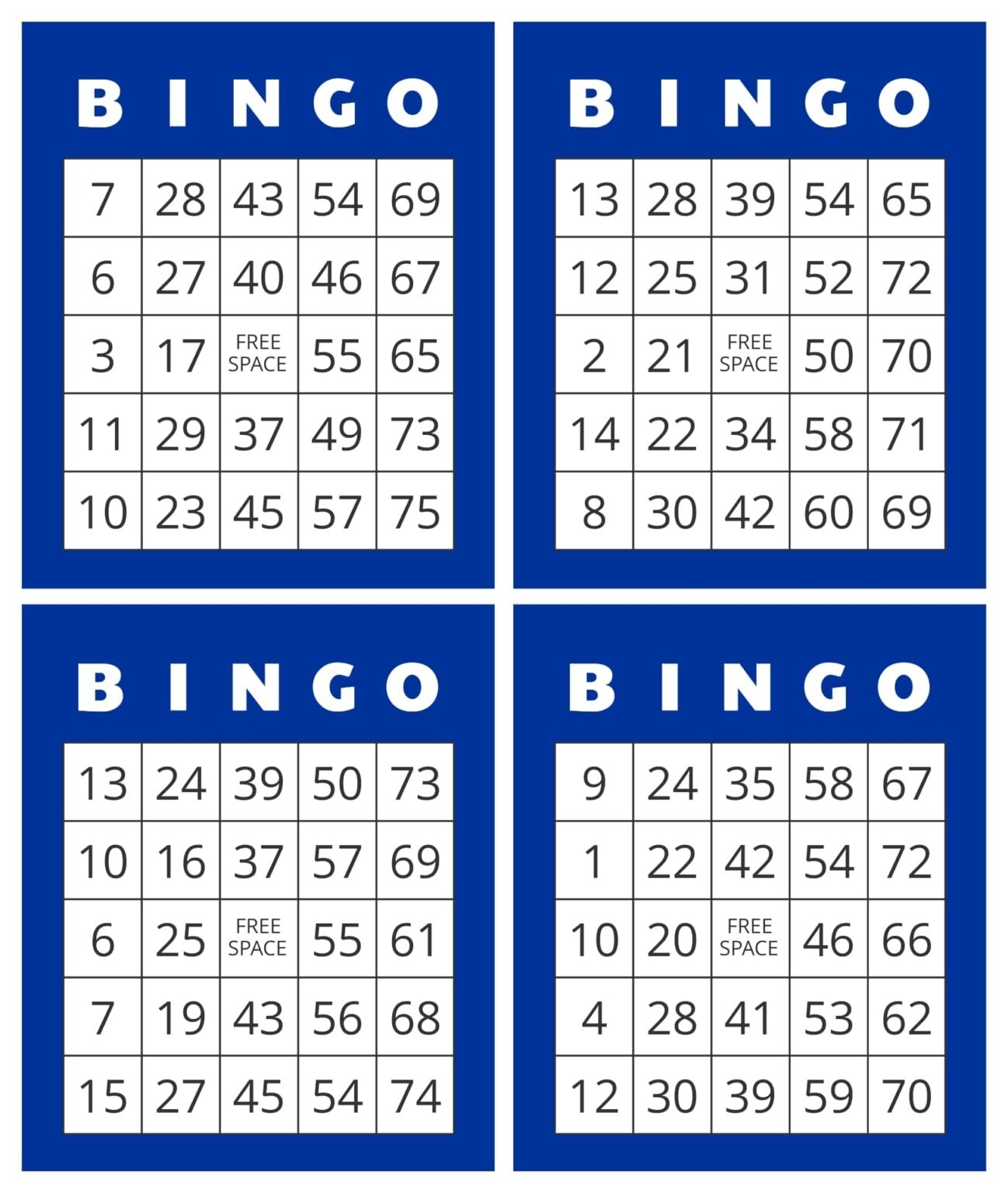 Free Printable Bingo Game Sheets Printable JD